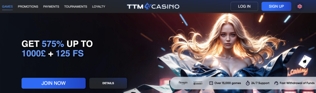 TTM Casino - Best Credit Card Casino of 2026