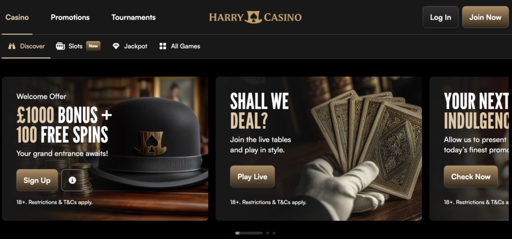 Harry Casino Promotions.